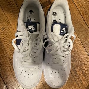 Nike Air Force ones AKA uptowns!!! Clean , worn once size 9 mens .